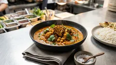 Curry z kalafiora i ciecierzycy w mleku kokosowym — prosto z jednego garnka