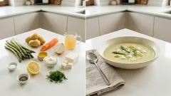 Zupa szparagowa z fetą i koperkiem – kremowa, delikatna i idealna na wiosnę
